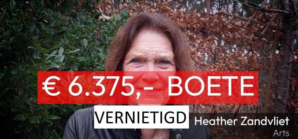 En dat is 6….Rechtbank Arnhem volgt Zwolle, Groningen, Rotterdam, Breda en Utrecht en vernietigt de IGJ-boete van 6.375euro die was opgelegd aan arts Heather Zandvliet voor het uitschrijven v